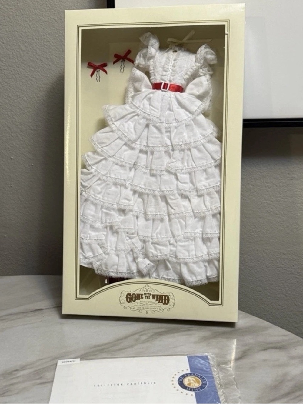 Gone with wind certified collectors Scarlett’s white dress